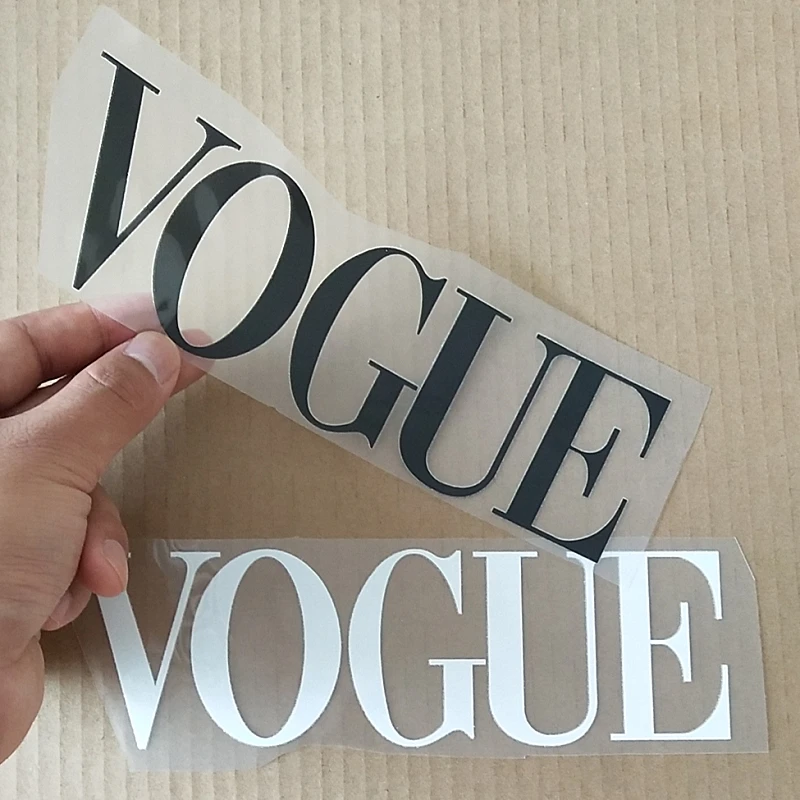 

New VOGUE print Patches Iron On Transfer Stickers Heat Transfers Patch For Clothing T-shirt DIY Fabric Applique Free shipping