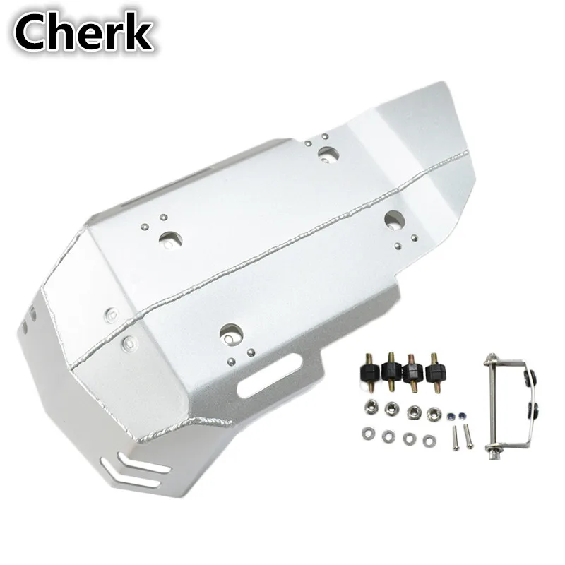 Silver Motorcycle Skid Plate Engine Protector Bash Guard Cover for BMW