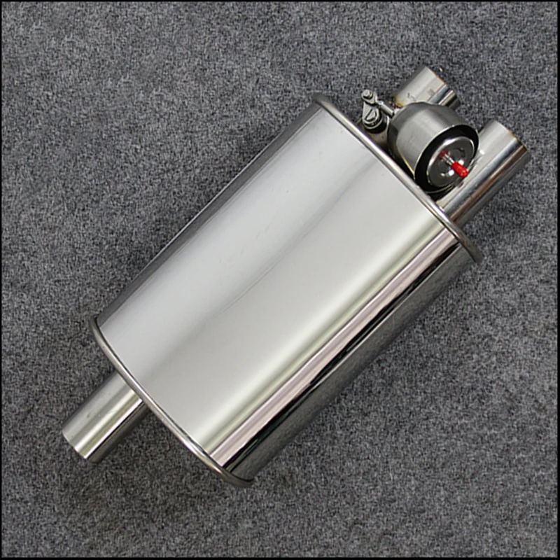 Exhaust Pipe Car Muffler Polished Stainless Steel Silencer 2″inlet