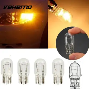 

Vehemo 4Pcs T20 W21/5W Car Light Bulb 7443 580 Parking Light DRL Bulb 12V Xenon Turn Signal Stop Brake Tail Light Bulbs