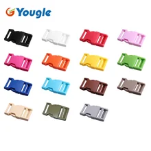 50 шт. пластиковые пряжки 25 мм 15 цветов двойные регулируемые боковые пряжки для рюкзака багажа дорожные сумки 1 дюйм лямки