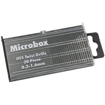 

New 20Pcs/Set Twist Drill Bit Set Saw High Steel Titanium Coated Drill Woodworking Wood Metal Tools 0.3-1.6mm TN88