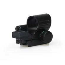 Free Shipping Luxury 1X Magnification 4 Reticle Mini Red Green Dot Scope With Red Laser For Outdoor Sport Hunting PP2-0100