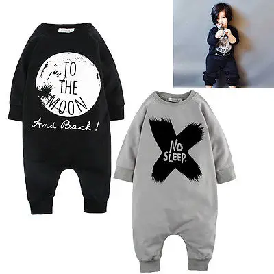 

Toddler Baby Girls Boys Romper Outfits Set Pajamas 0 6 12 18 24 Months
