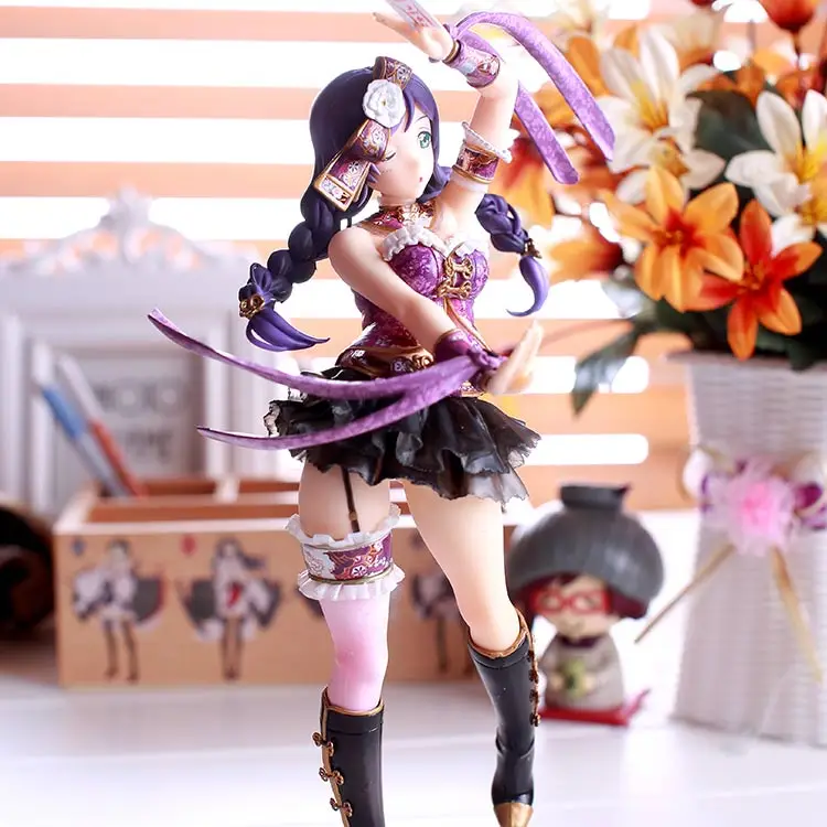 23 см Love Live! Tojo Nozomi Poker Card версия 1/7 масштаб окрашенная фигурка Коллекционная модель
