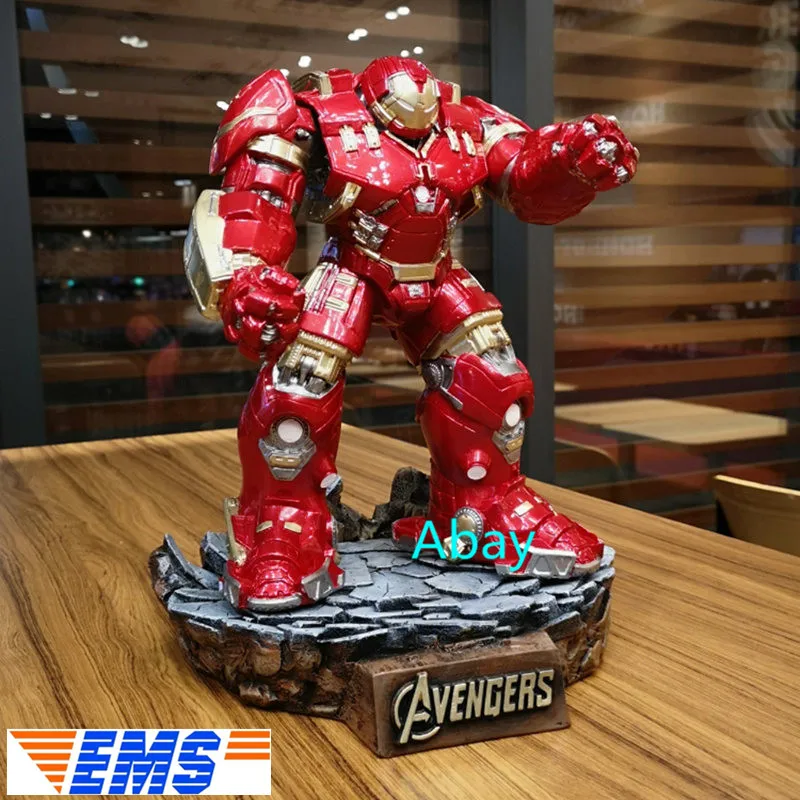 

2 Colors Avengers: Endgame Iron Man MK44 Hulkbuster Tony Stark Superhero Art Craft Statue Resin Action Figure Toy BOX 32CM J141
