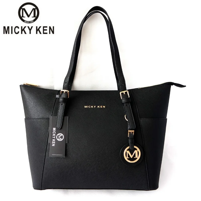 MICKY KEN bolsa feminina, женские сумки, большие, кожзам, высокое качество, с буквенным принтом, женская сумка, дизайнерская, bolsos mujer, сумка, Основная сумка