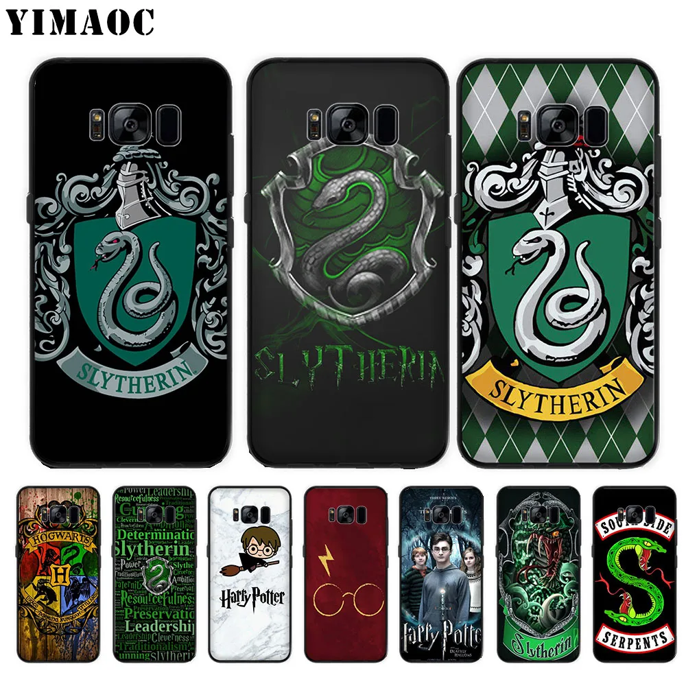 

YIMAOC Harry Potter Slytherin Soft Case for Samsung Galaxy S10 Plus S10e S6 S7 Edge S8 S9 Plus J6 M10 M20 M30