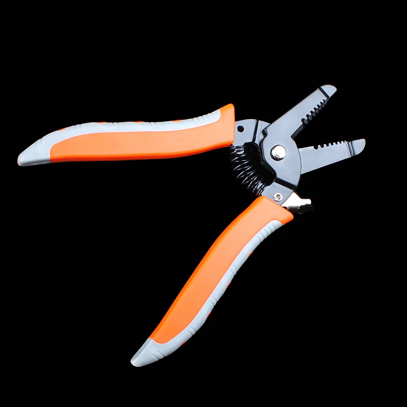 Free shipping Multifunctional Wire Cable Stripper Steel Wire Stripping Pliers Cutting Stripping Hand Tool For 10-22 AWG