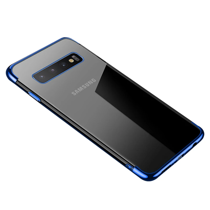 

For Samsung S10 Plus S10e S10 E A10 A30 A50 A70 M10 M20 M30 Case Luxury Plaiting TPU Soft Shockproof Shell Cover Cases Funda