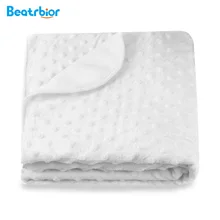 Розничная детское одеяло для новорожденных Термальность из мягкой флисовой ткани, Одеяло s для маленьких мальчиков девочек спать искривления комбинезон для сна комплект Anais Bt-03