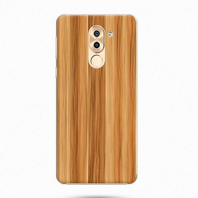 New Fashion Wood Series Hard PC 5.5inch For Huawei GR5 2017 Casex Pure color Stripe Back Cover Case | Мобильные телефоны и