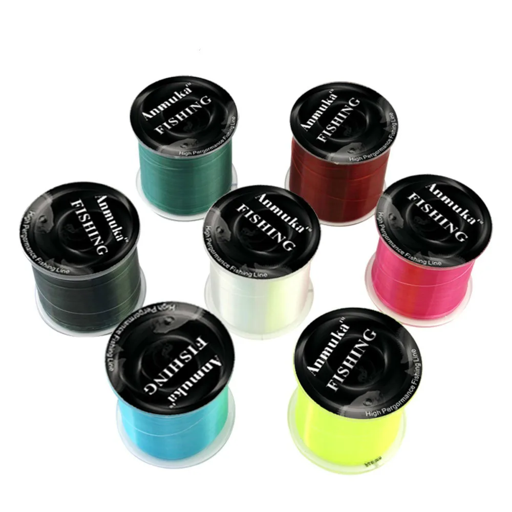 

New 7 colors Full Meters Line 500m Extreme Strong Nylon Fishing Line 500m Monofilament Carp Freshwater Fish Lines