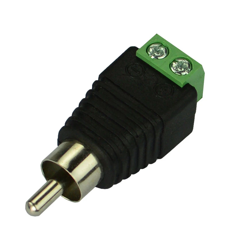 GZGMET CAT5 Camera CCTV Video Balun RCA Female Jack AV Screw Terminal