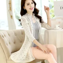 Spring autumn sexy hollow out long cardigan women casual long sleeve rainbow sweater plus size women clothing ladies jumpers Spring autumn sexy hollow out long cardigan women casual long sleeve rainbow sweater plus size women clothing ladies jumpers