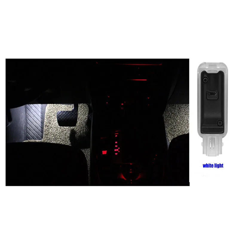 Тройная переключаемая цветная светодиодная подсветка Footwell внутренняя для ног