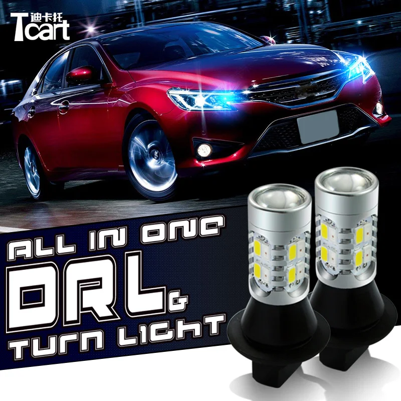 Tcart For toyota Prius 2008 2014 LED DRL Daytime Running Lights DRL