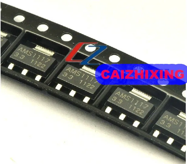 

Free Shipping 100PCS/LOT Original AMS1117-3.3 AMS1117-3.3V AMS1117 LM1117 1117 Voltage Regulator We only provide good quality