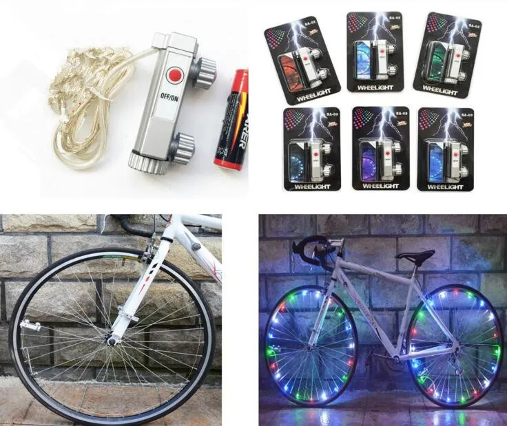 14 LED Bicycle Flashlight Motorcycle Bicycle Wheel Signal Tire Spoke Light Lamp