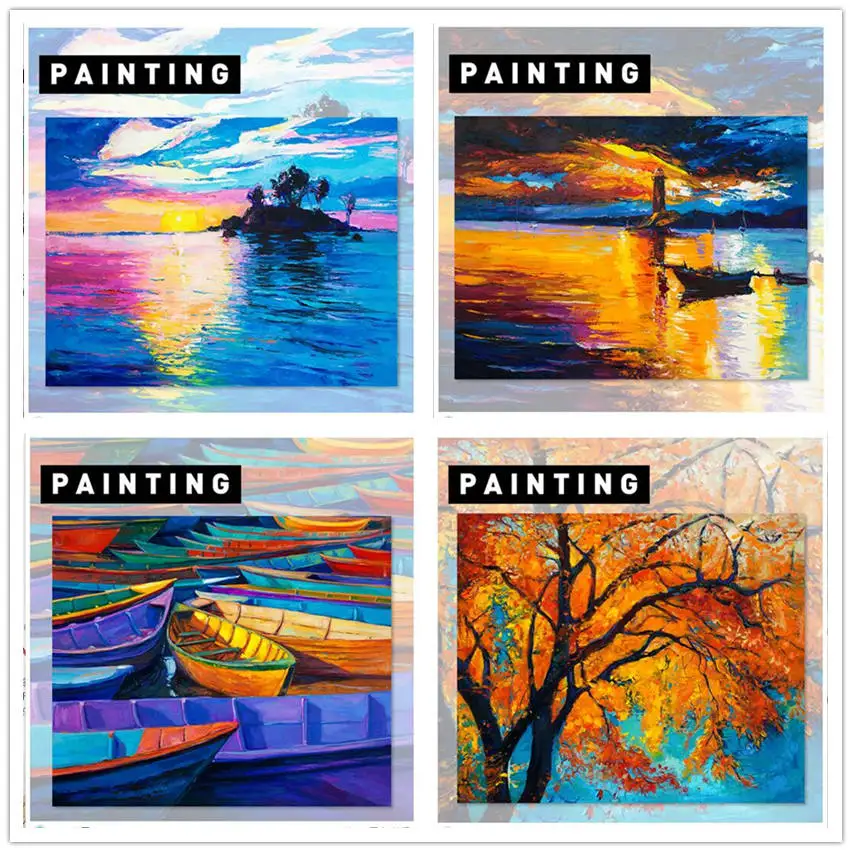 paint by number abstract art Acrylic Paint On Canvas Handpainted Oil Painitng For Living Room