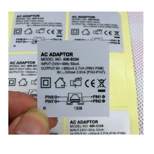 Подгонянный пластичный наклейка с изображением флакона