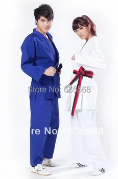 

High Quality Jiu Jitsu100% Cotton Judo Gi Bjj Gi International Standard Martial Arts Uniform Present a Belt Free Shipping