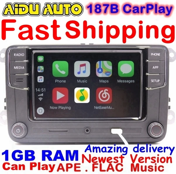 RCD330 Plus CarPlay Radio 1 GB RAM For VW Golf 5 6 Jetta MK5 MK6 CC Tiguan Passat Polo 6RD 035 187 B 6RD035187B RCD510 RCN210 