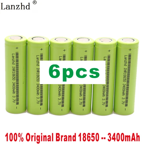 Accus 18650 3400mAh – INR18650 3,7V 30C (1 Pcs / set)