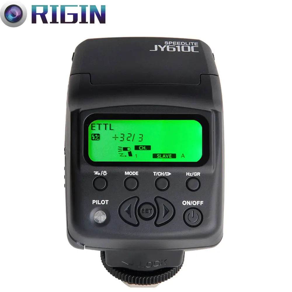 

Viltrox JY-610C GN27 Mini 140g On-Camera Flash Speedlite E-TTL with LCD Support For Canon 750D/760D/5DR/5DRS/60D70D/700D/5D3,etc