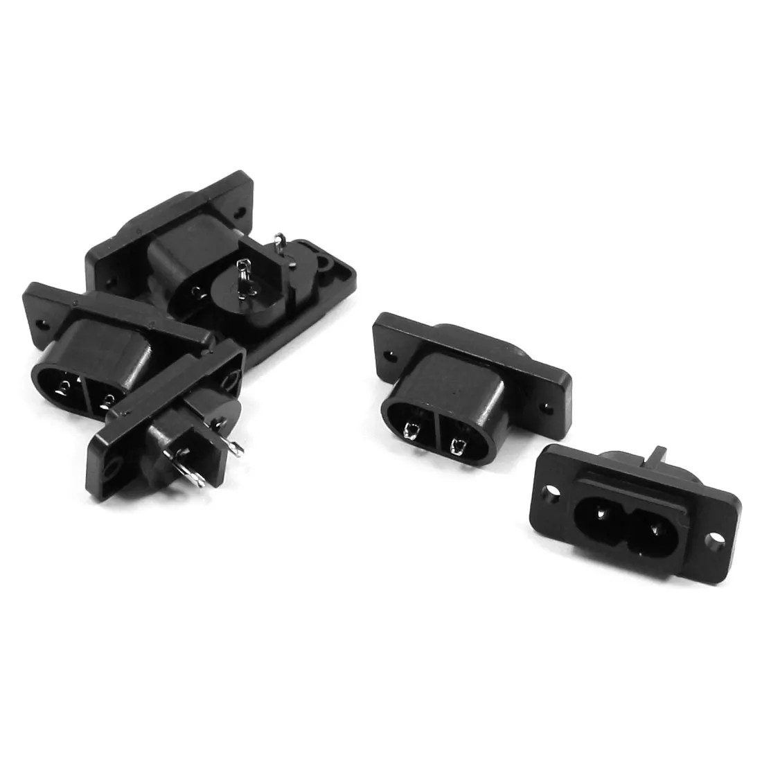 UXCELL 6 X Ac 250V 2.5A Iec320 C7 Socket Solder Cup Pins Power