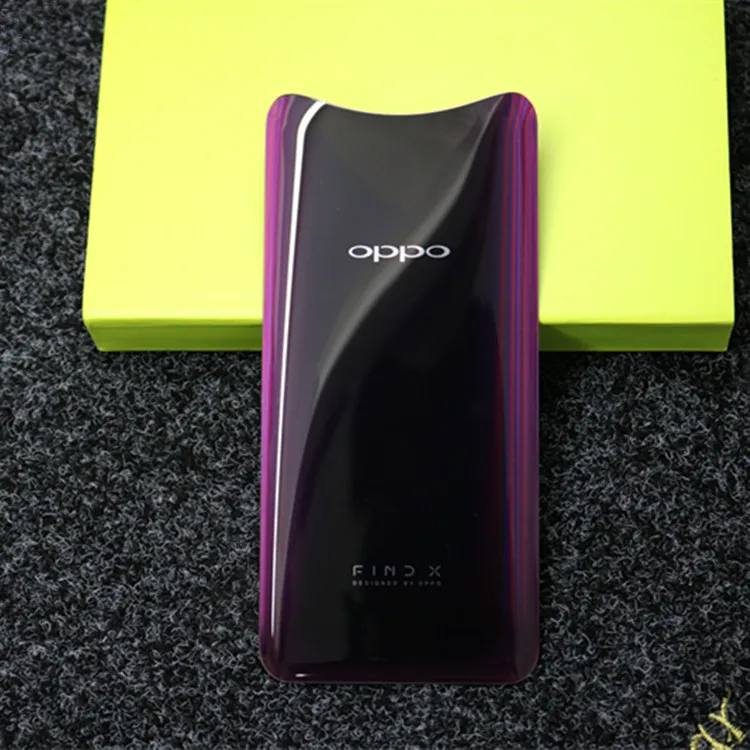 Батарейный чехол для задней крышки корпуса для OPPO Find X с логотипом оригинальная сборка стеклянная задняя оболочка для OPPO Find X