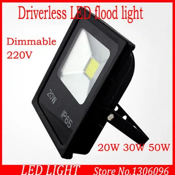 

5pcs/lot 20W 30W 50W Dimmable Driverless led flood light 220~265V LED projector garden search lighting lamp led outdoor lighting