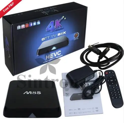 

M8S Android TV Box S812 Quad Core CPU + Mali-450 Octa Smart TV Box with 2GB RAM, Locate in UK
