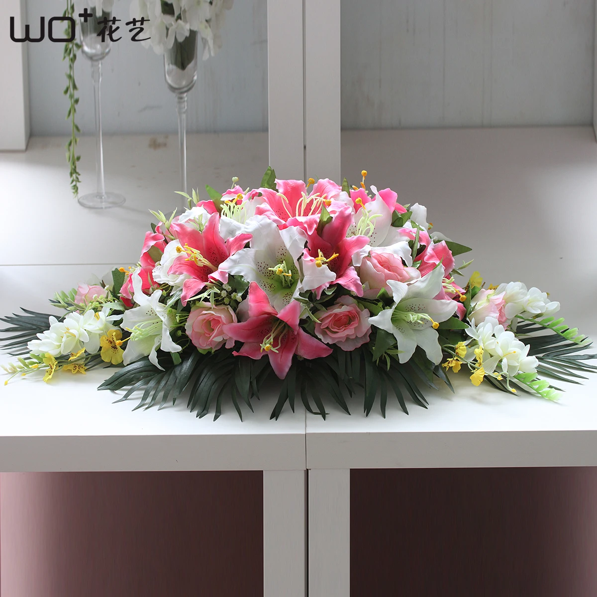 Wo table flowers countertop bowyer set speech table conference table