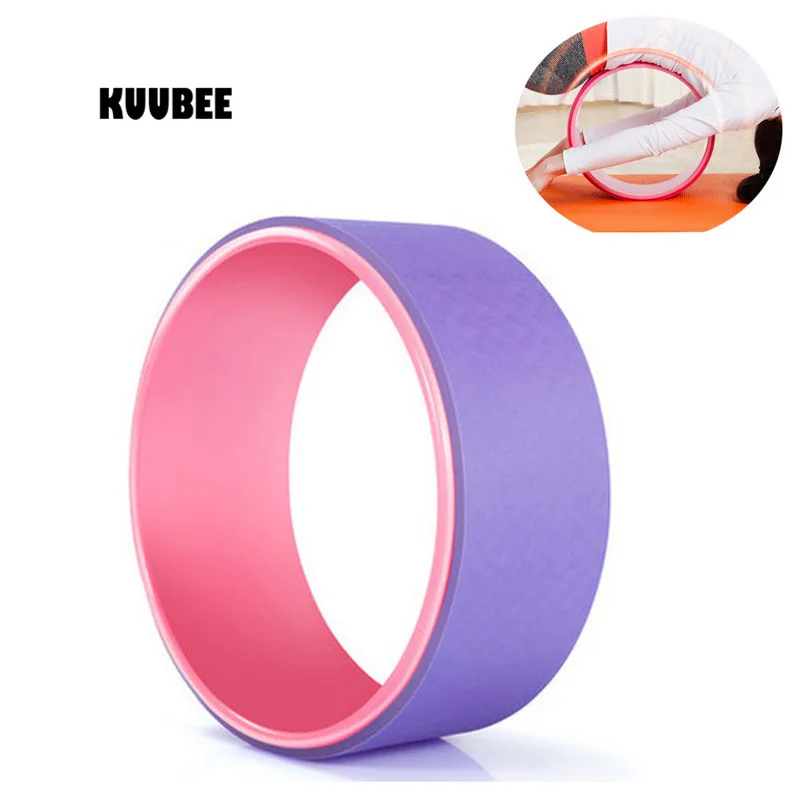 Kopen Yoga Pilates Cirkel TPE Yoga Fitness Roller Wiel Terug Training Tool Afslanken Magic Taille Vorm Pilates Ring