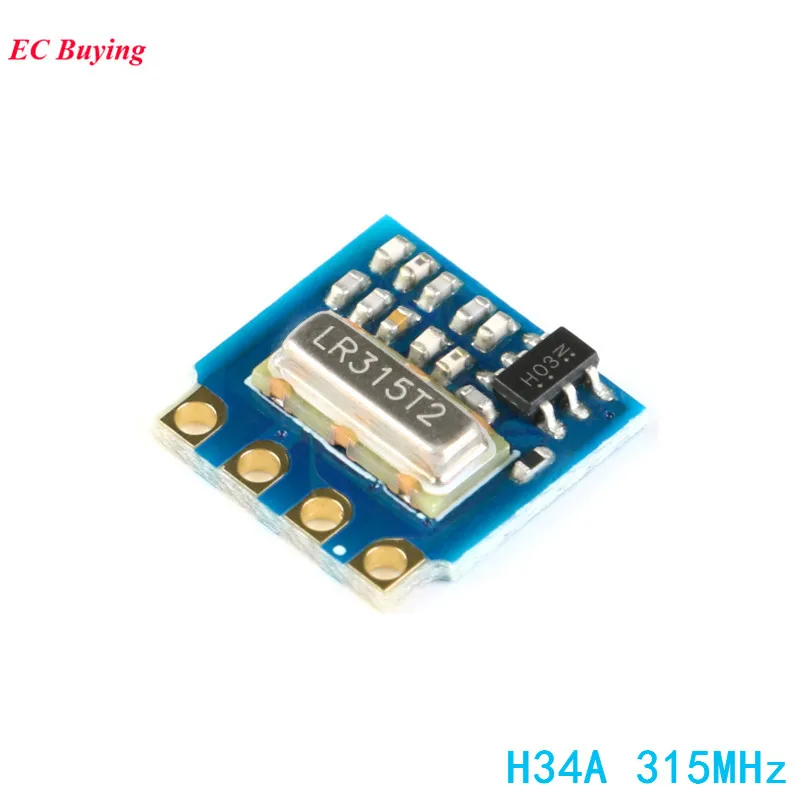 

5Pcs H34A Transmitter Module 315MHz MINI RF Wireless Board Minimum Remote Control Module DIY ASK OOK Kit