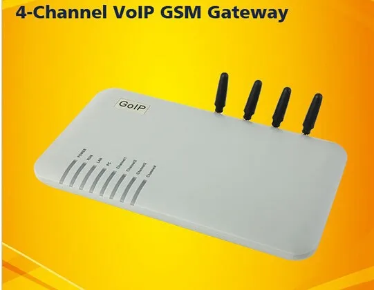  GOIP-4 4-Channel VoIP Gateway GSM network and VoIP Voice promptsHTTP WebAuto Provision support for 