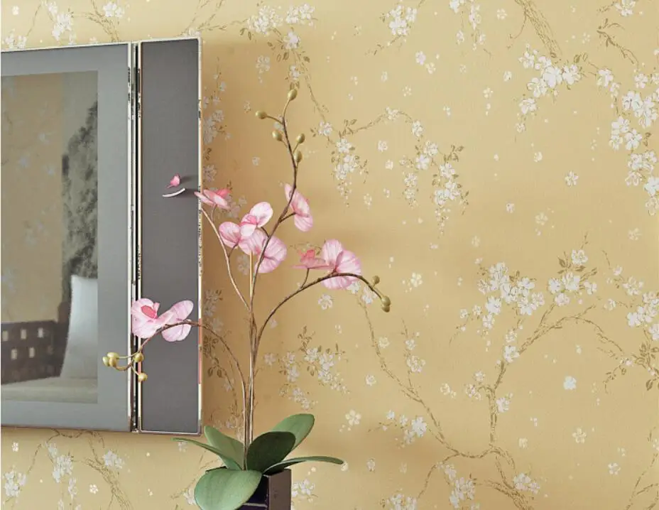 Beibehang Винтаж цветок сливы Роскошные 3d обои для стен 3 d Фреска papel де parede 3D обои рулоны Фреска ТВ фон