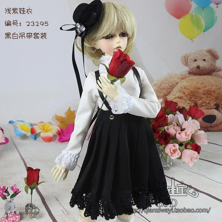 

Футболка + юбка + носки для шарнирной одежды 1/6 1/4 масштаб 1/3, аксессуары для кукол, в комплект не входят кукла, обувь, парик и аксессуары 1520