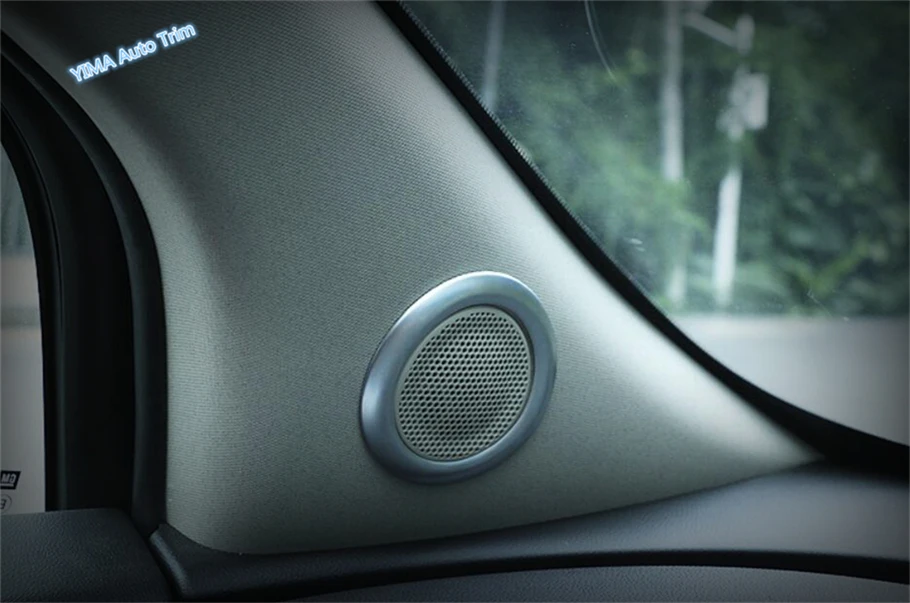 

Lapetus Car Styling Pillar A Stereo Speaker Audio Ring Cover Trim Fit For Opel Vauxhall Mokka Buick Encore 2013 2014 2015 ABS
