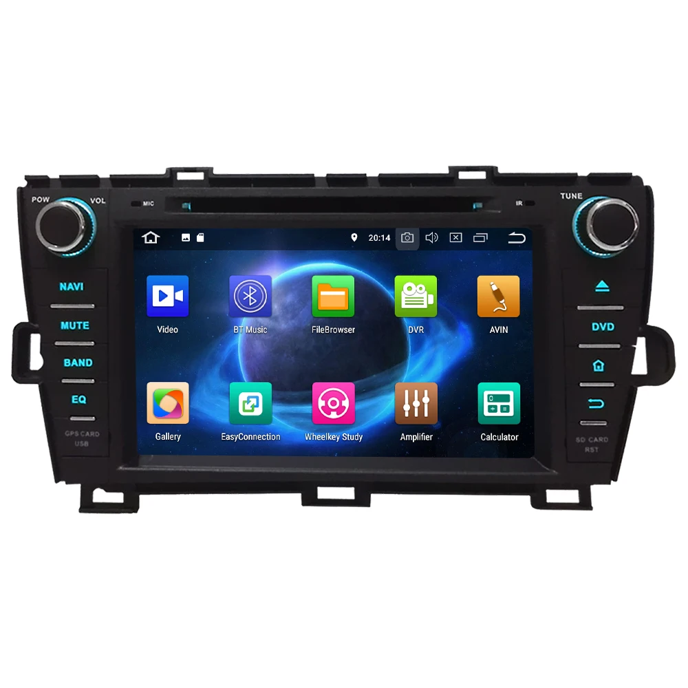 Clearance KLYDE 8" 4G Octa Core Android 8.0 4GB RAM+32GB Car DVD Multimedia Player For Toyota Prius RHD 2009 2010 2011 2012 2013 2014 2015 1