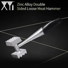 

XYj Hammer Steak Beef Pork Chicken Tenderizer Hammer Kitchen Tools Aluminium Metal Steak Hammer Cookware Kitchen Accessories