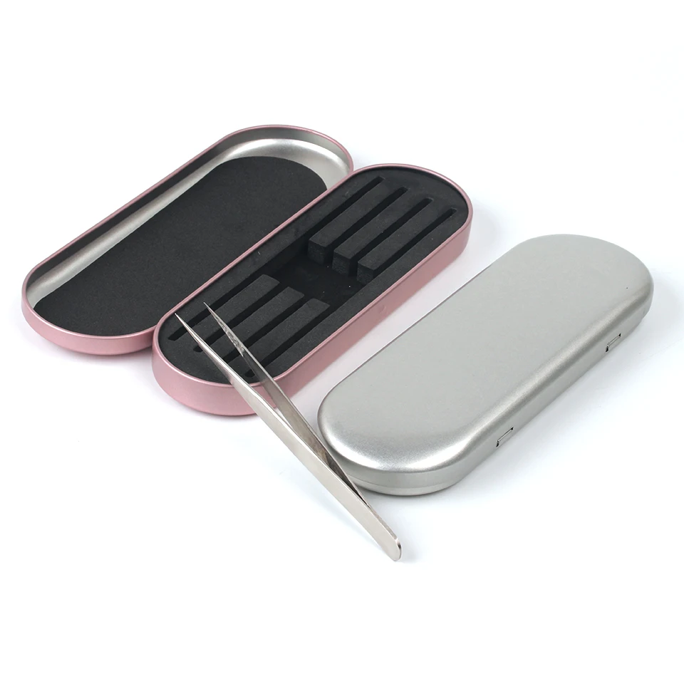 1PC Portable Eyelash Tweezer Storage Box Lash Tweezers Case Protective Brushes Pencil Eyeliner Case Organizer Makeup Tools