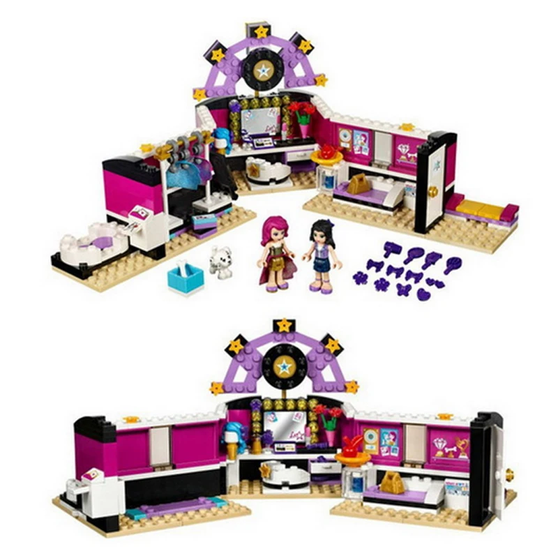 

City House Livi Pop Star Dressing Room Building Blocks Toys Friends Series For Children Kids Compatible Legoing Friends For Girl
