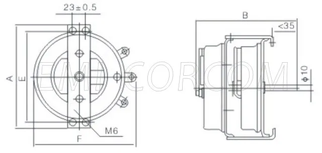 BC1-100W BC1-150W ajustável adj wirewound rheostat
