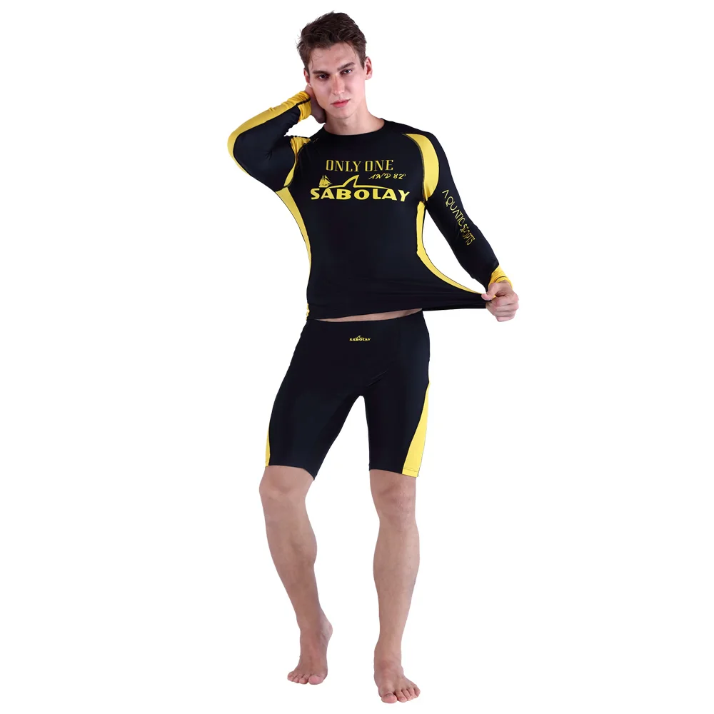 SABOLAY Plus Size Men Swimsuit Swimming Shorts Racing Training Mens