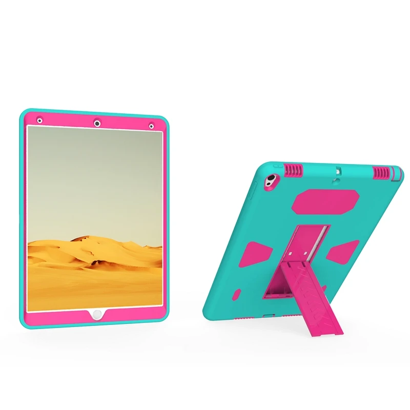 Броня противоударный чехол для iPad Pro 10 5 aire 2019 3 в 1 Силикон + ПК робот Сверхмощный