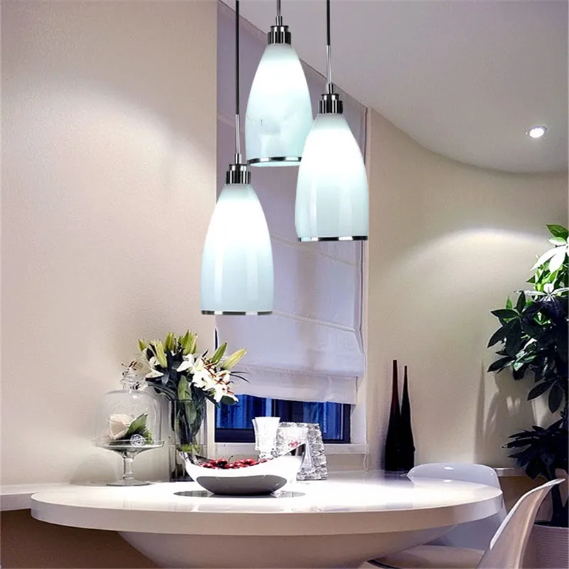 

Led restaurant pendant lamp free shipping 3 head modern minimalist restaurant lamp personality bar creative dining pendant light