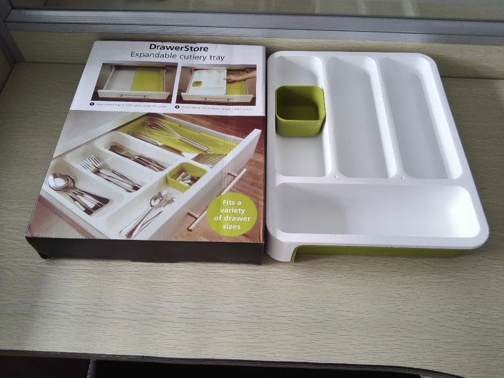 Drawer Store Expandable Cutlery Tray
