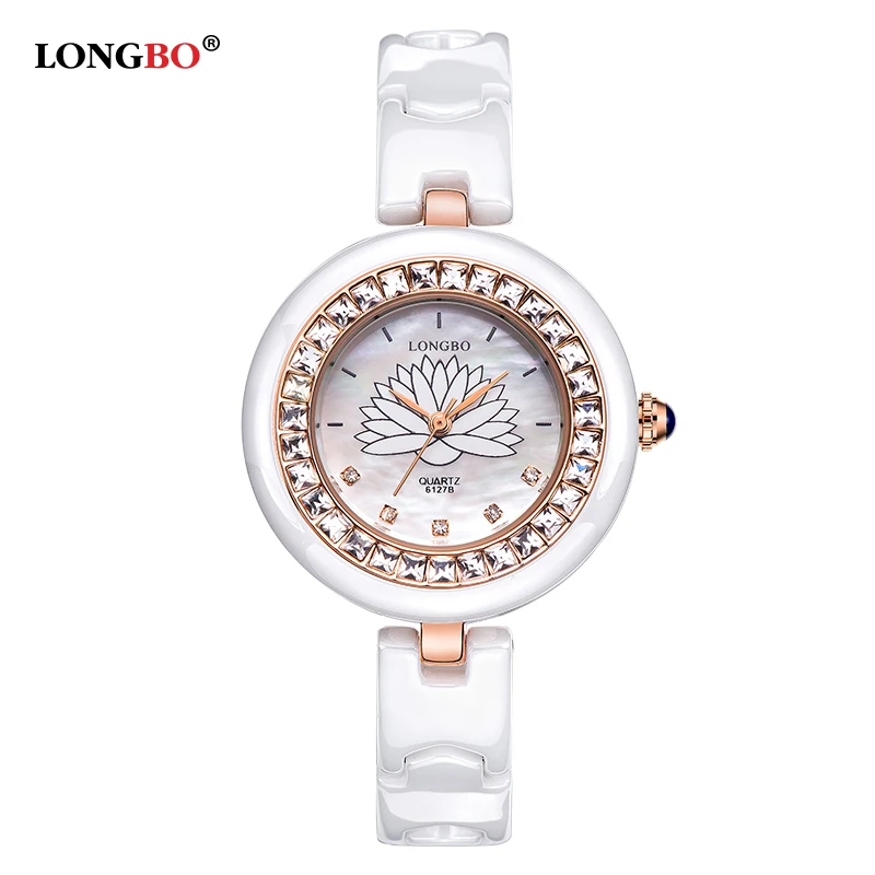 Watch Women LONGBO Brand Luxury Fashion Casual Quartz Ceramic Watches Lady relojes mujer Women Wristwatch Girl